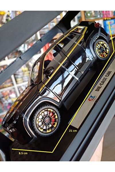 OYUNCAKSAHİLİ BMW X SUV JİP Diecast 1.24 Collectıon 2023 Model Metal 6 Kapı Bagaj Kaput Açılır Siyah