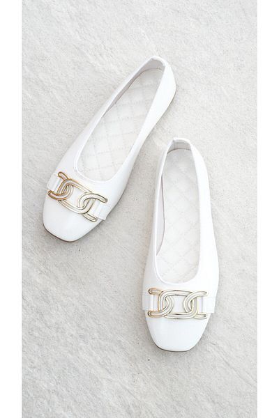 Munshoes Balerini Heidi din piele lacuita pentru dama