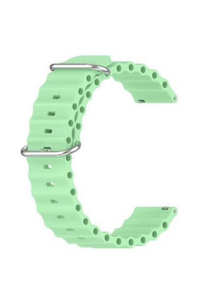 Generic Ocean Band Compatible with Samsung Gear S3 Frontier/Classic, 22mm Adjustable Soft Silicone Sport Loo