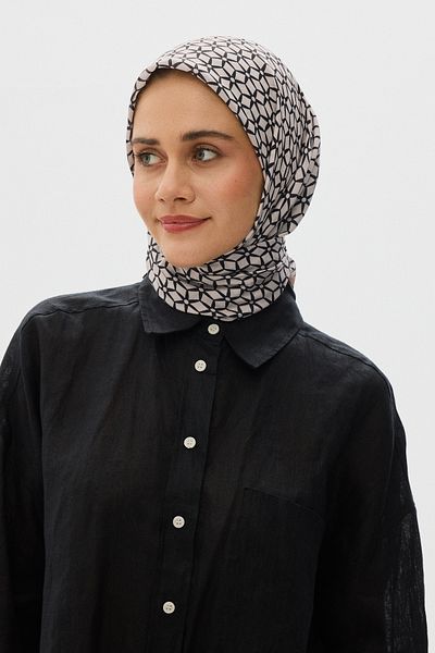 Mira İpek Βαμβακερό μαλακό κασκόλ Mira Pattern