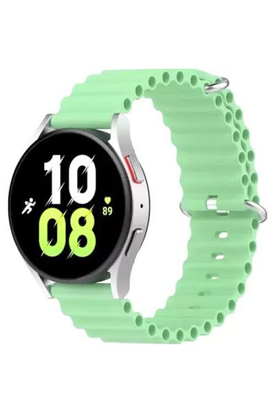 Generic Ocean Band Compatible with Samsung Gear S3 Frontier/Classic, 22mm Adjustable Soft Silicone Sport Loo