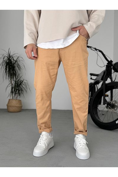 BYBASICMAN Light Brown Thin Cut Boyfriend Gj-16321