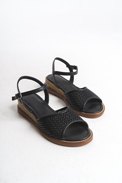 Elile Shoes Hakiki Deri 35 Numaradan 40-41-42-43-44 Numaraya Delikli Sandalet