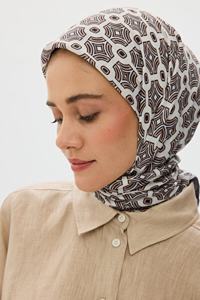Mira İpek Βαμβακερό μαλακό κασκόλ Mira Pattern