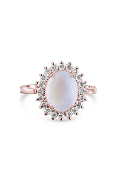 Lial Diamond 4.27 Karat Ay Taşı Pırlanta Yüzük, Gerçek Pırlanta, Sertifikalı ...