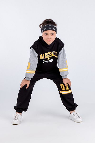Harika KIDS Σετ αθλητικής φόρμας για αγόρι με στάμπα μπέιζμπολ