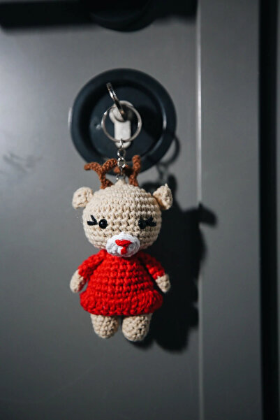 Talinhandmade سلسلة مفاتيح ليتل دير أميجورومي