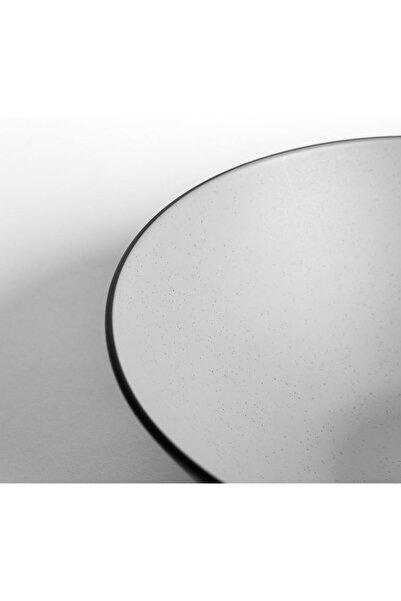 mastergold 6 Piece Premium Melamine Bowls (Gray | Black, 23.75 cm) for Serving Soup, Soup, Noodles & Rice