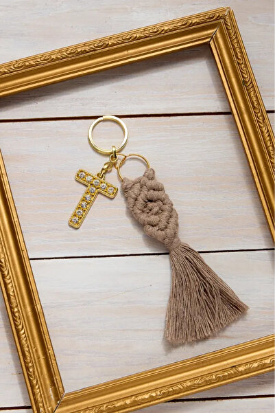 Talinhandmade سلسلة مفاتيح من الفولاذ المقاوم للصدأ على شكل حرف مكرامية، يرجى...