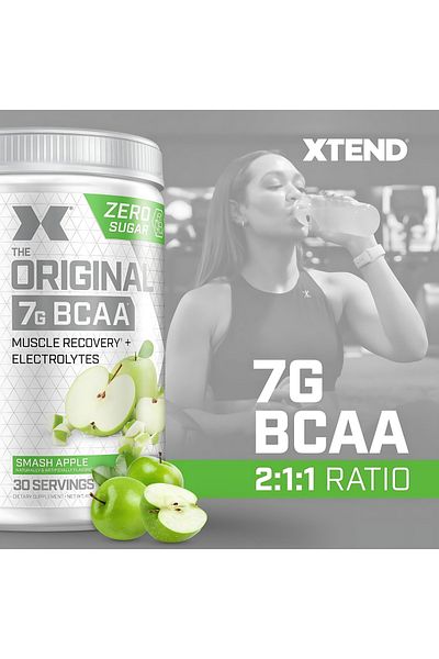Scivation XTEND Original BCAA Powder Smash Apple 30 Servings