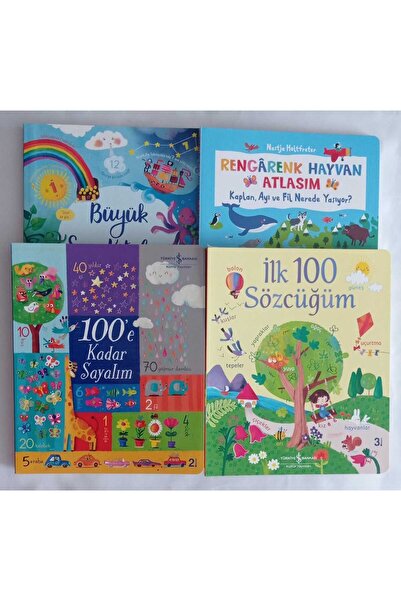 TÜRKİYE İŞ BANKASI KÜLTÜR YAYINLARI 100'E KADAR SAYALIM,İLK 100 SÖZCÜĞÜM,BÜYÜ...