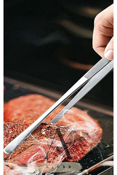 ALPAR 3 Masterchef Tongs |   Stainless Steel |   Meat Bbq Grill Decorative