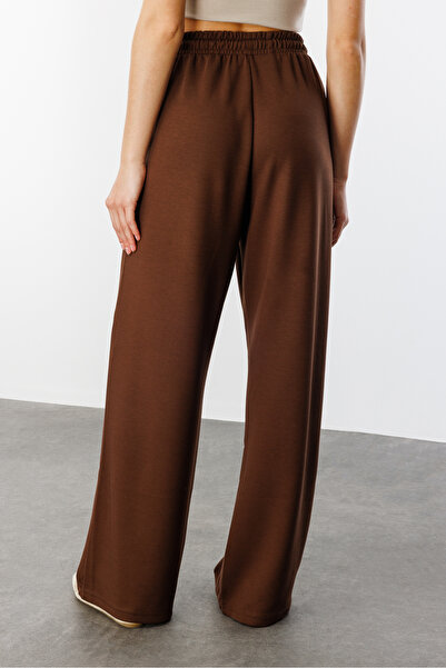 GENIUS STORE Kadın Geniş Paça Modal Eşofman Altı MODAL-EŞOFMAN