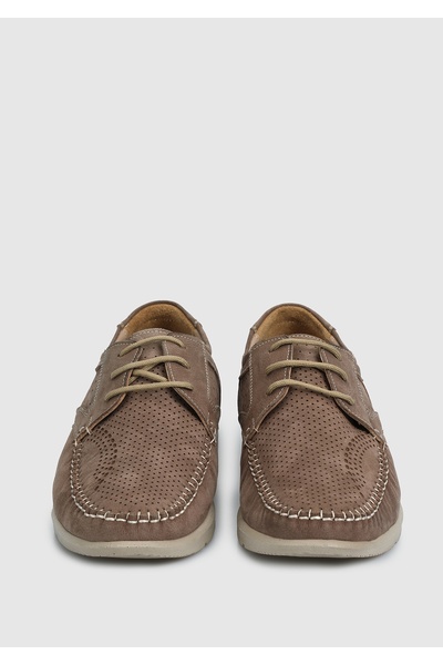 Eclipse Ανδρικά δερμάτινα παπούτσια από άμμο