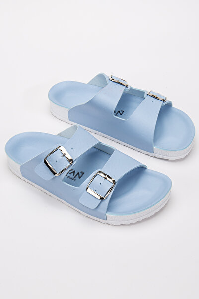 POLOMİA Maya, flexibile, cu cataramă dublă, pentru podea umedă, confortabilă, confortabilă, papuci de zi cu zi pentru femei