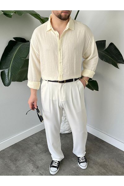 Quik-max Πουκάμισο Muslin Oversize