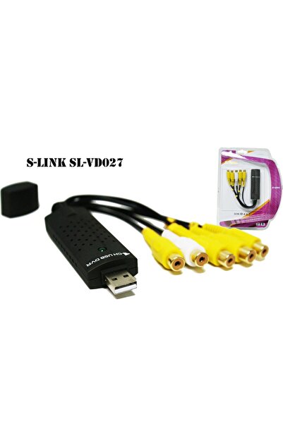 Universal محول USB إلى DVR ذو 4 منافذ S-link SL-VD027