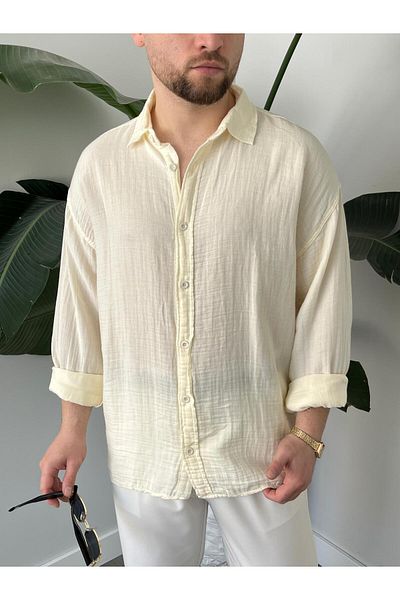 Quik-max Πουκάμισο Muslin Oversize