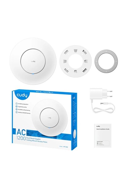 Universal Cudy ap1300 ac1200 1port 1x10/100/1000 mbps 4.64dbi 2.4 ghz & 5 ghz...