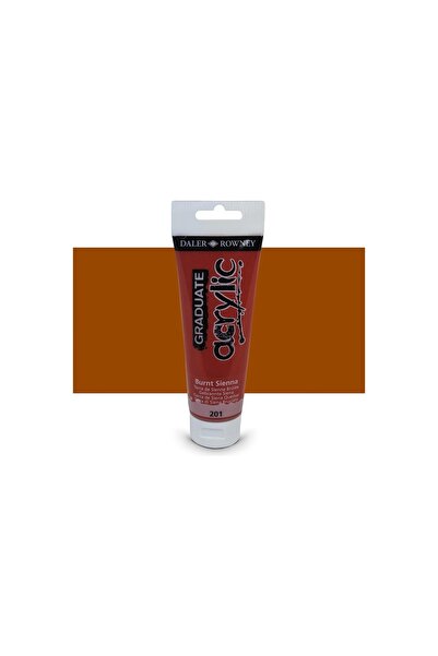 Daler Rowney Graduate Akrilik Boya 120ml Burnt Sienna 201