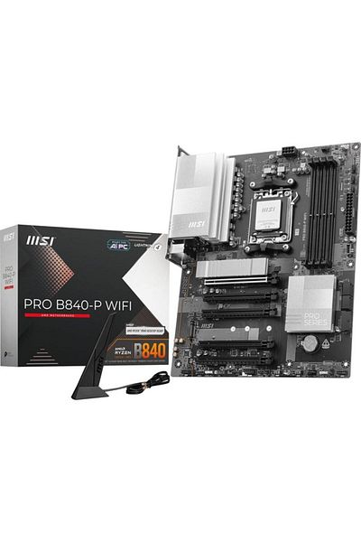 MSI PRO B840-P WIFI7 DDR5 HDMI USB-C ATX هندسة الكمبيوتر
