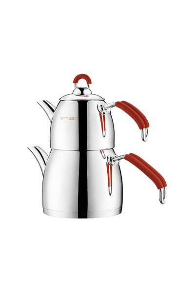 Emsan Mina Mini Teapot Set Red