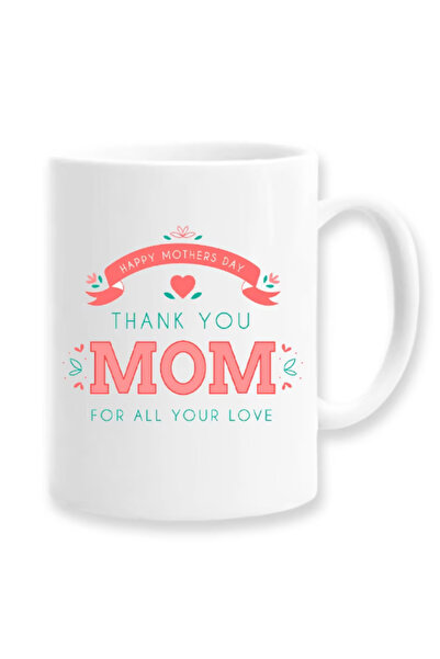 OEM Cană albă personalizată „La mulți ani de Ziua Mamei, Mulțumesc, Mamă, pen...