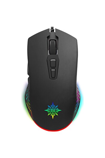 Inca ماوس ألعاب IMG-GT17 سلكي بمنفذ USB بدقة 4800 نقطة في البوصة، أسود، مزود ...