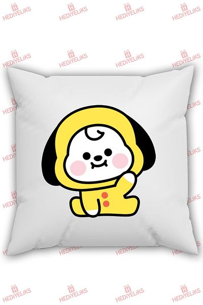 HEDİYELİKS Bts Characters Bt21 Designed Chimmy Gift Pillow