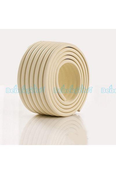 Evokids 3 Pieces Multi-Purpose Rubber Edge Protector Cream (6 Meters)