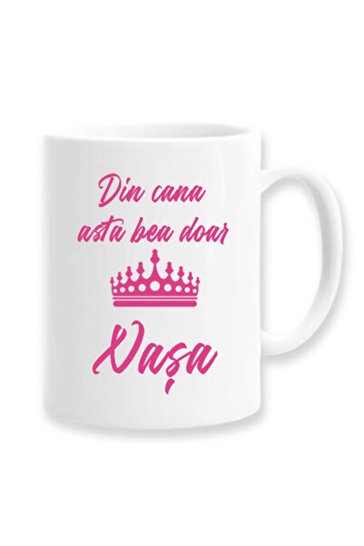 OEM Cană albă personalizată „Doar băuturi NASA din aceste căni”, Inovatix®. 3...