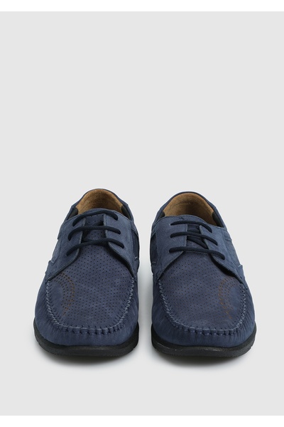 Eclipse Шкіряні чоловічі туфлі темно-сині