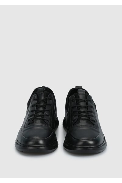 Eclipse Siyah Deri Erkek Ayakkabı