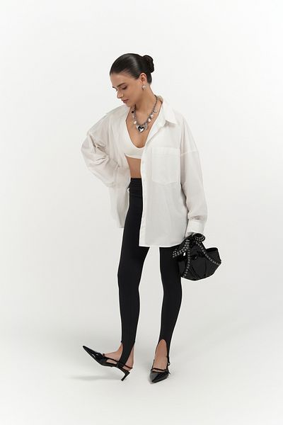 MAİ COLLECTİON Josie Oversize Ecru Shirt
