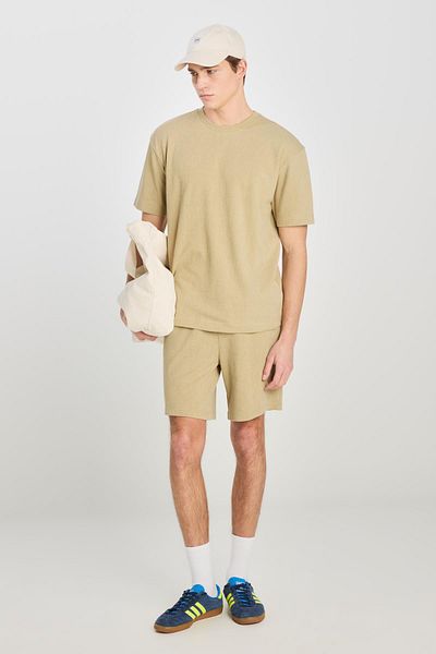 Lee Ανδρικό φούτερ Relaxed Fit Ανοιχτό πράσινο Standard μοντέλο