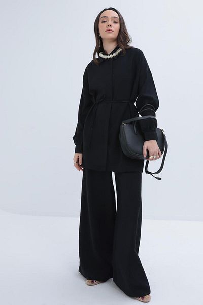 ALLDAY Slim Belted Shirt