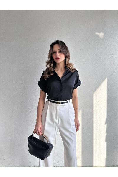 Mooi Butik Cella Shirt 2093 - Black