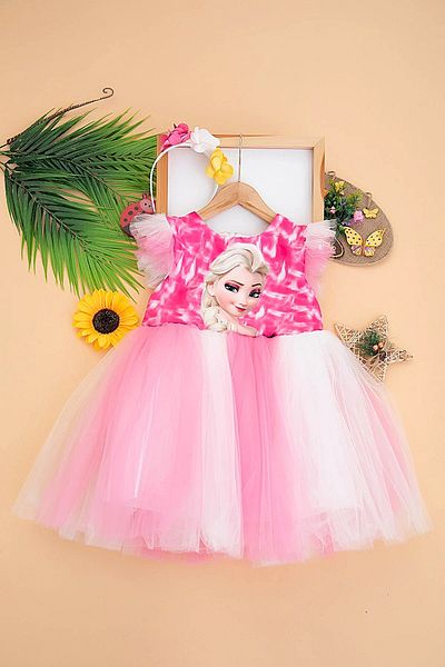 DeKuBaby Paiete Brodate Strat de Tulle Fusta Pufosă Prințesă Fată Copii Rochie de Seară-Parte-Costum de Zi de Naștere