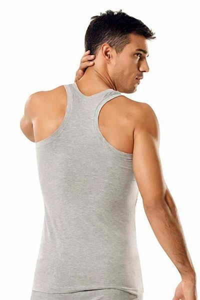 Line Smart Tutku 6-Pack Men's Cotton Ribbed Sports Cross Undershirt