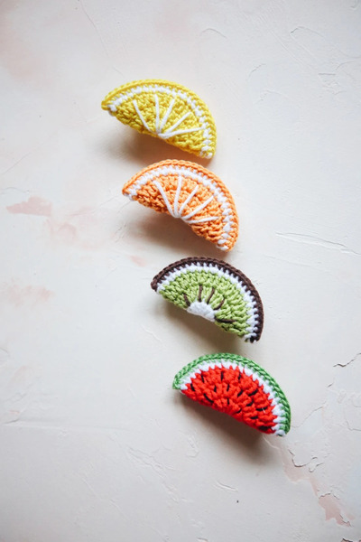 Talinhandmade مشبك فروت فيست - 4 قطع