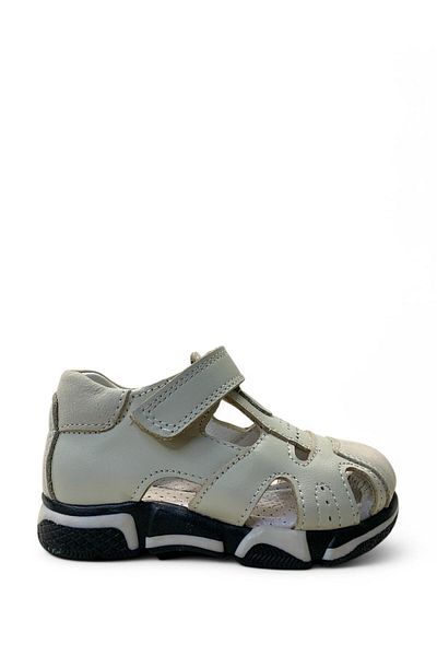 Tuğba Ortopedi 189 Orthopedic 100% Genuine Leather Unisex Baby Cream Corset Sandals