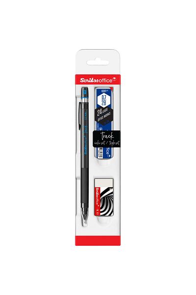 Scrikss Track Set of 3 Mechanical Pencils 0.7 mm Blue