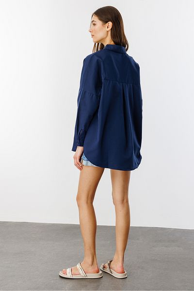 GENIUS STORE Oversize Basic Women's Shirt Women-Basic-Shirt