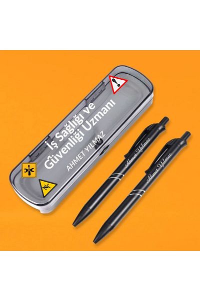 gifttime Business Health & Safety Professionals Special Gift Design Boxed Ballpoint and Tip Pencil Set