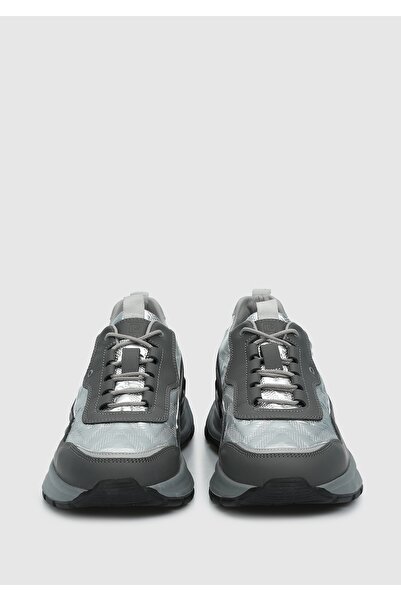 Provoq Сірі шкіряні чоловічі кросівки