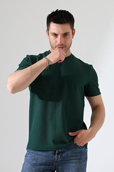 ribana Ανδρικό μπλουζάκι με μονόχρωμομονόχ