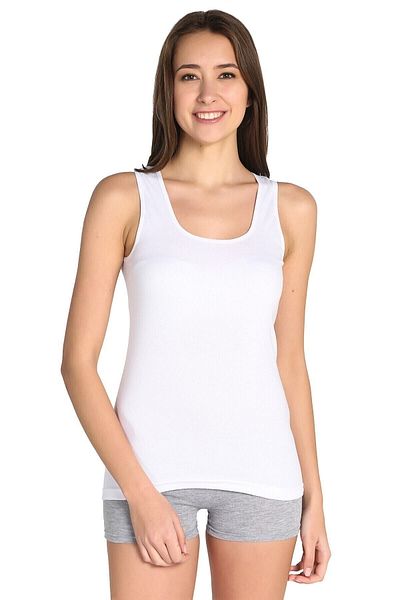 Line Smart TUTKU Tricou cu bretele groase din bumbac pentru femei, 6 piese