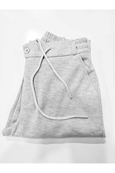 alpike Men's Seasonal Elastic Waist Jagger Grey Trousers