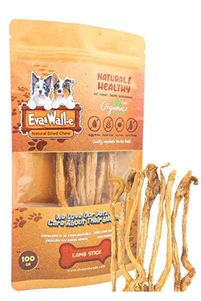 Eva & Wall-e Lamb Stick Doğal Köpek Ödül Maması - Kemiği Küçük Irk Patili Dostlarımız Için 100g