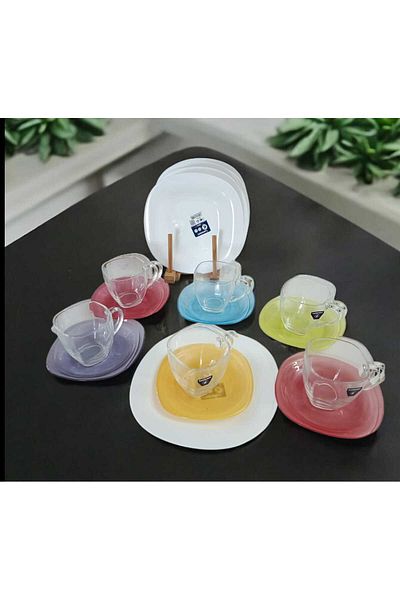 Luminarc 18 Piece Luminarc Tea Breakfast Set